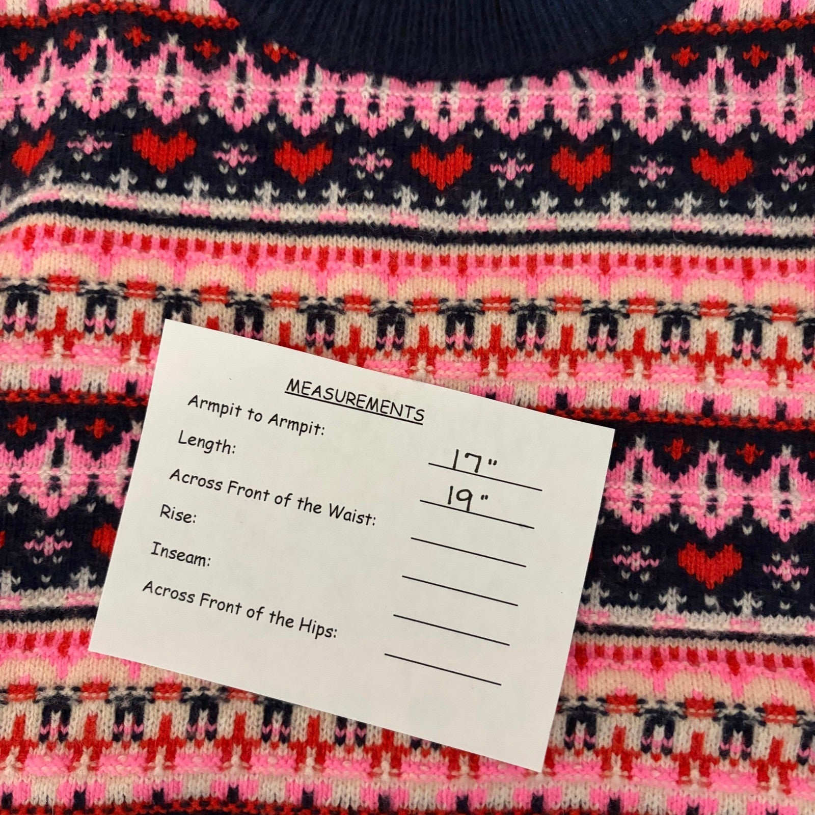 NWT!! J. CREW Fair Isle Crewneck Sweater Lambswool Wool Knit Blend XX-Small XXS