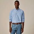 NWT!! J. CREW Broken-In Organic Cotton Oxford Shirt Buttondown Raincoat Blue XS