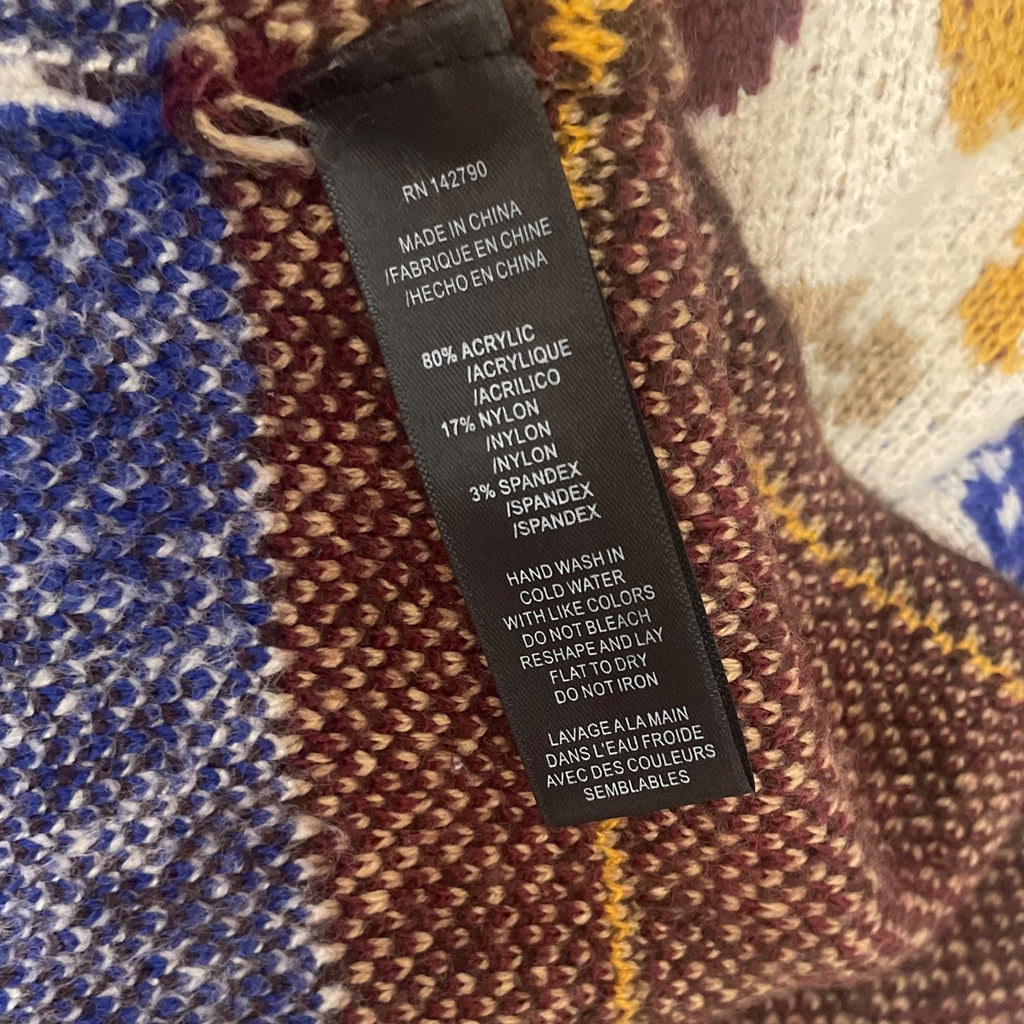 MAX SPORT Twin Print Duster Cardigan Sweater Leopard Print Maxsport Large
