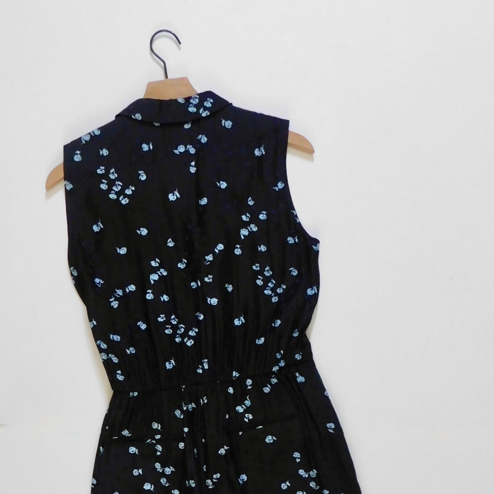 REBECCA TAYLOR Tailored Leandra Silk Floral Tie Waist Jumpsuit Jacquard Size 8