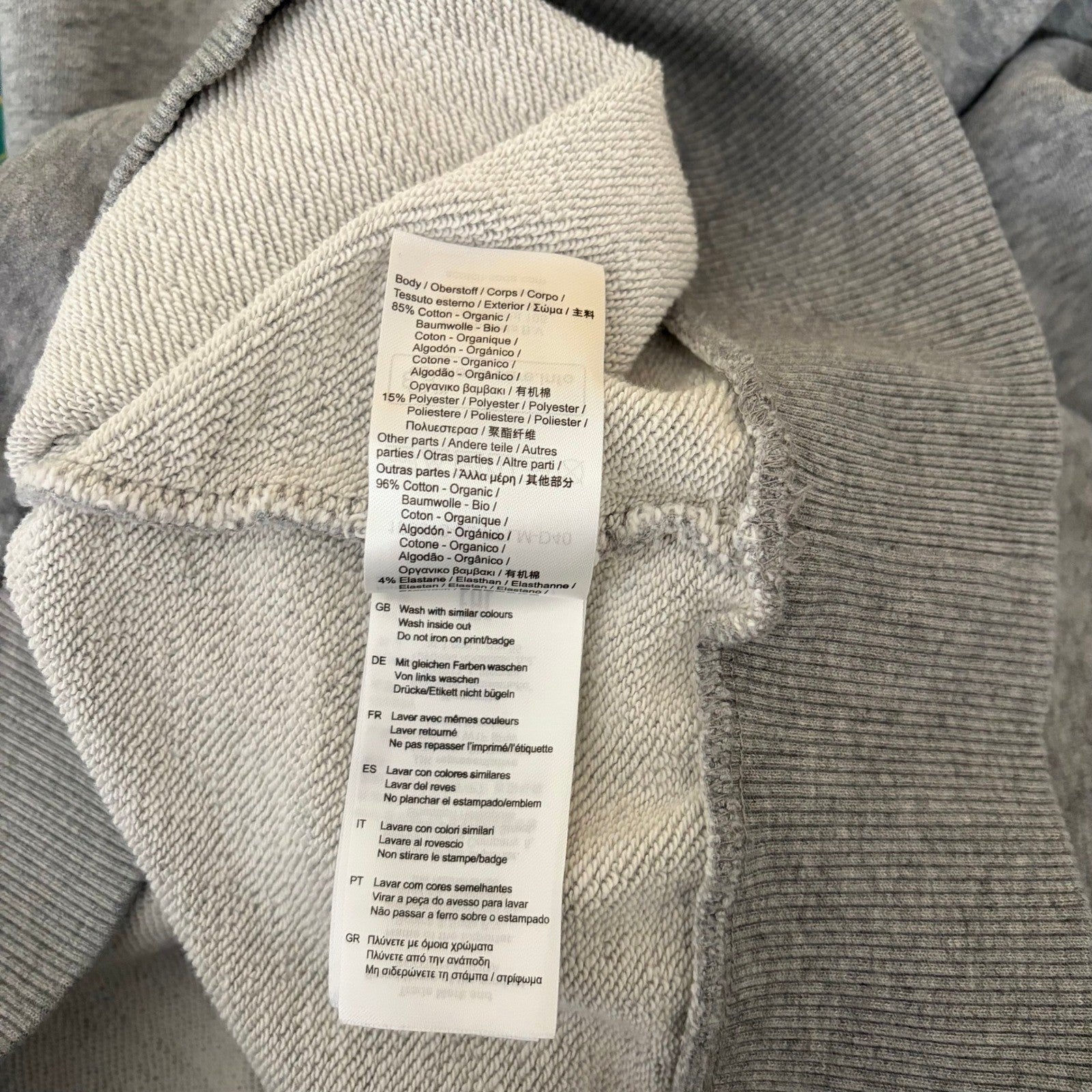 SCOTCH & SODA Artwork Crew Neck Sweatshirt Gray Monogram S Academia Medium