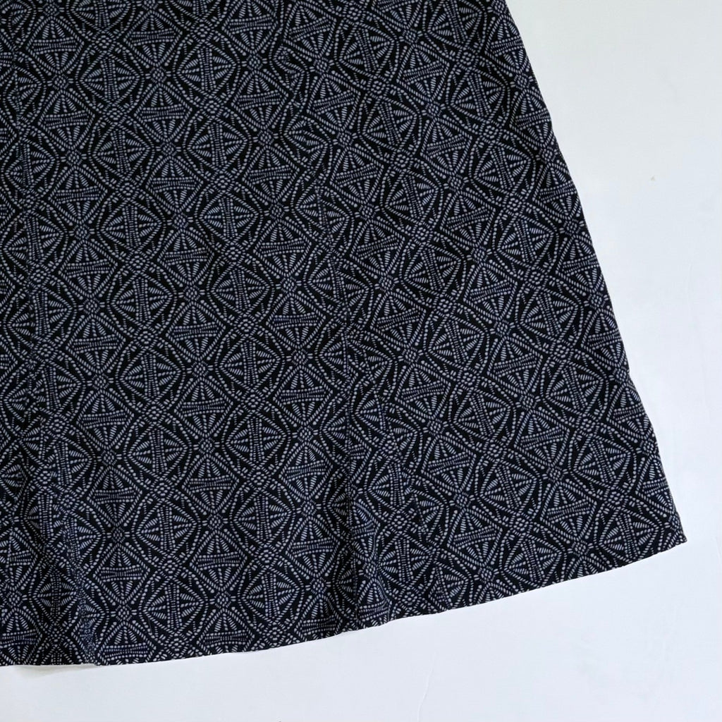 RIPSKIRT HAWAII Rip Skirt Length 2 Wrap Skirt Black Pearl Batik Grey Medium
