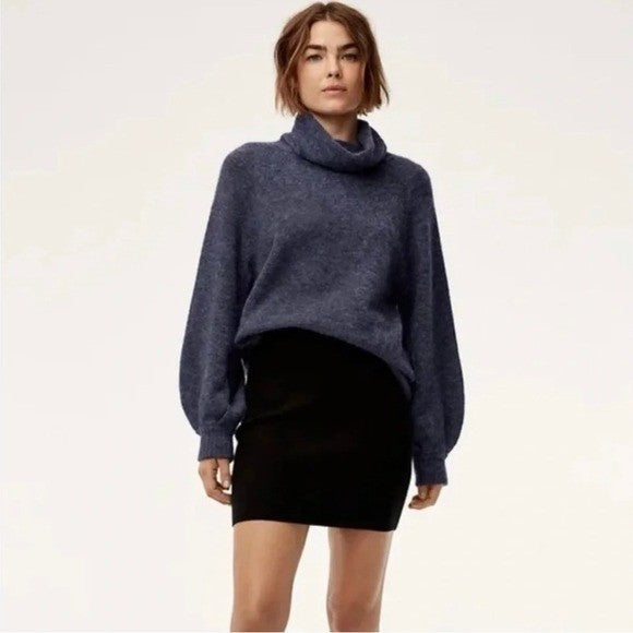 Aritzia The Group BABATON Adichie Alpaca Merino Wool Turtleneck Sweater Small
