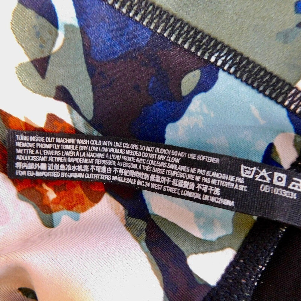 FREE PEOPLE FP Movement Guinevere Camo Leggings 7/8 Pocket Ruched X-Small