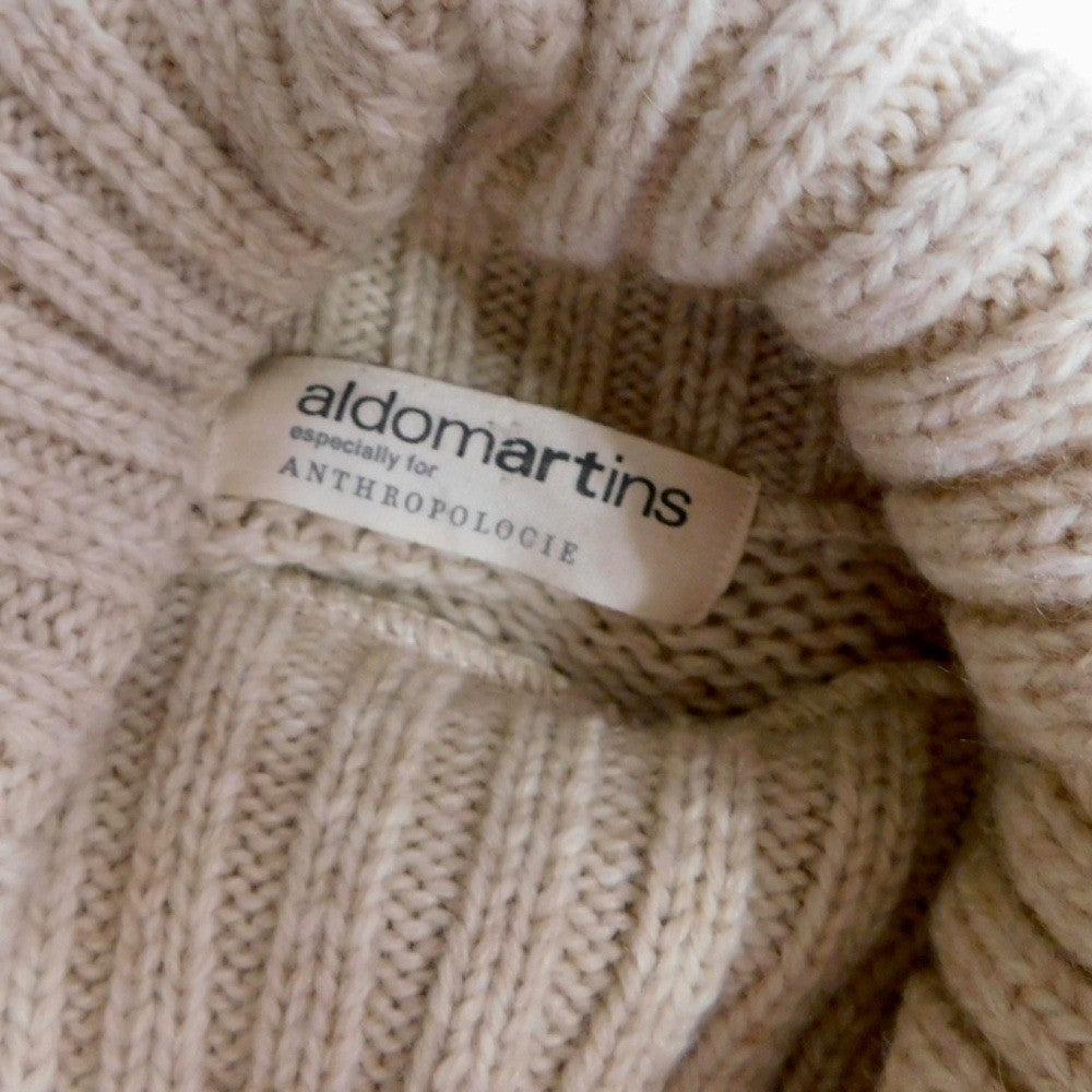 Anthropologie ALDOMARTINS Striped Turtleneck Sweater Aldo Martins Wool Small