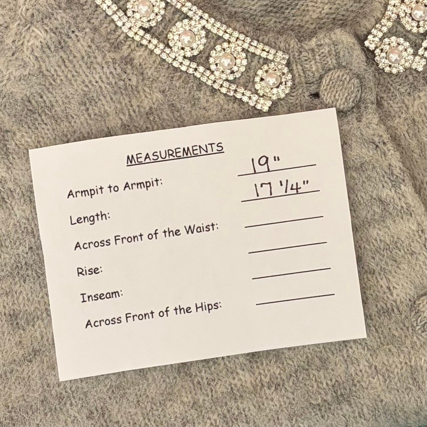 ZARA Jewel Embellished Gray Cropped Cardigan Sweater Knitwear Jewelled Large