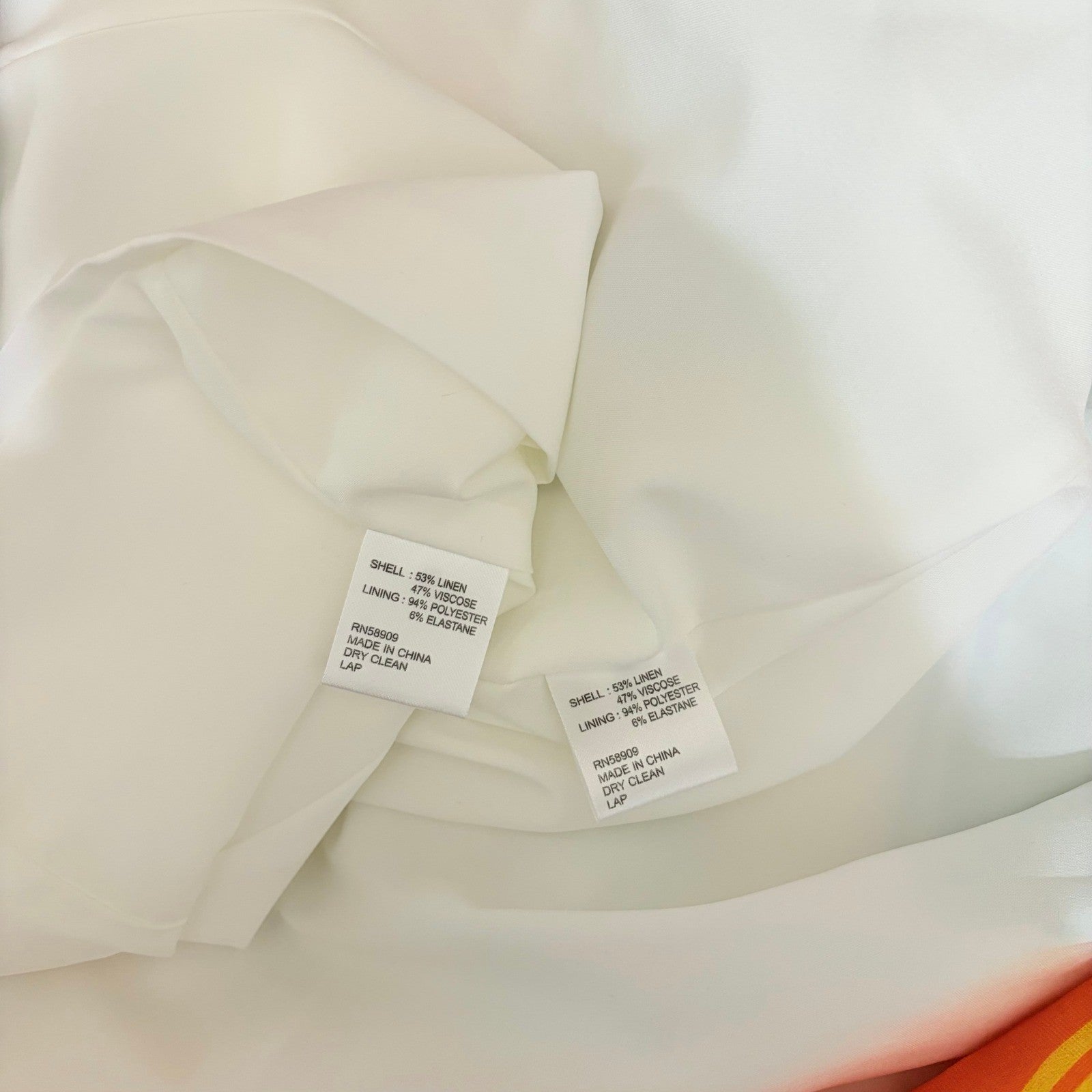 NWT!! ANTONIO MELANI Citrus Bliss Callista Cropped Linen Top Clio Mid Skirt 0