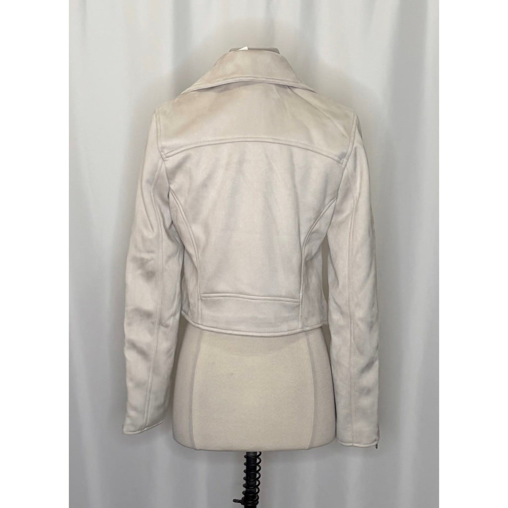 NWT!! ABERCROMBIE & FITCH Vegan Suede Moto Jacket