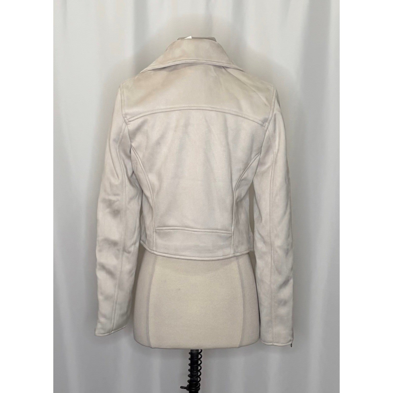 NWT!! ABERCROMBIE & FITCH Vegan Suede Moto Jacket