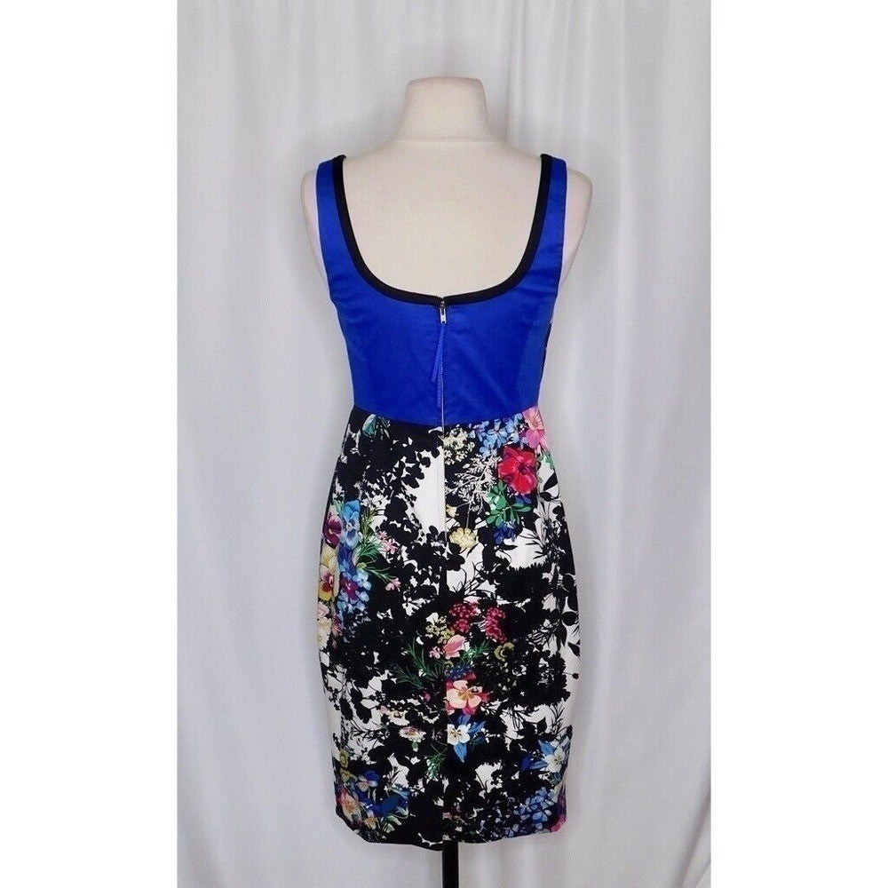 Anthropologie LEIFNOTES Chroma Shadow Floral Sheath Dress Fitted Romantic Size 0