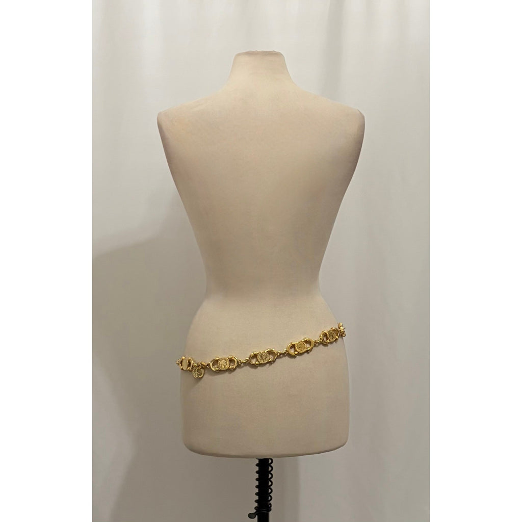 GOLD COIN Chain Belt Shiny Glam Party Accessory Night Out Festival Vacation 36"