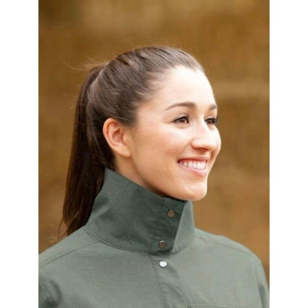 NWT!! Women's KERRITS Convertible Sun Shirt Cypress Green Snaps Equestrian Large