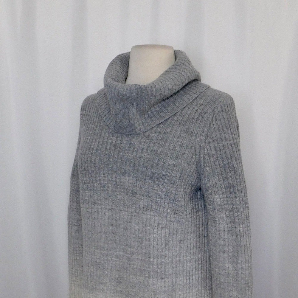 Women's THEORY Madalinda Ombré Charmant Turtleneck Sweater Wool Cashmere Small