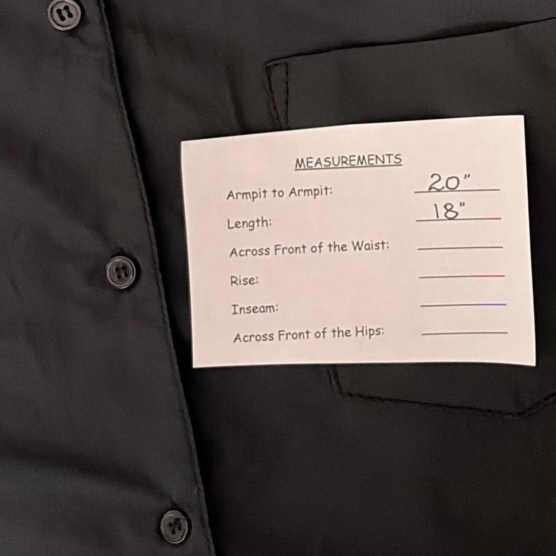 ZARA Black Cropped Pocket Shirt Gathered Long Sleeves Buttondown Solid Small