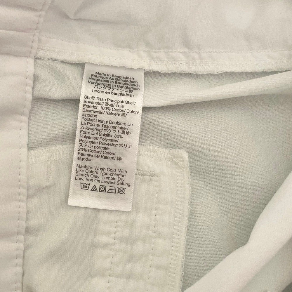 NWT!! J. CREW Factory 5" Classic Chino Shorts Solid White Pockets Preppy 12
