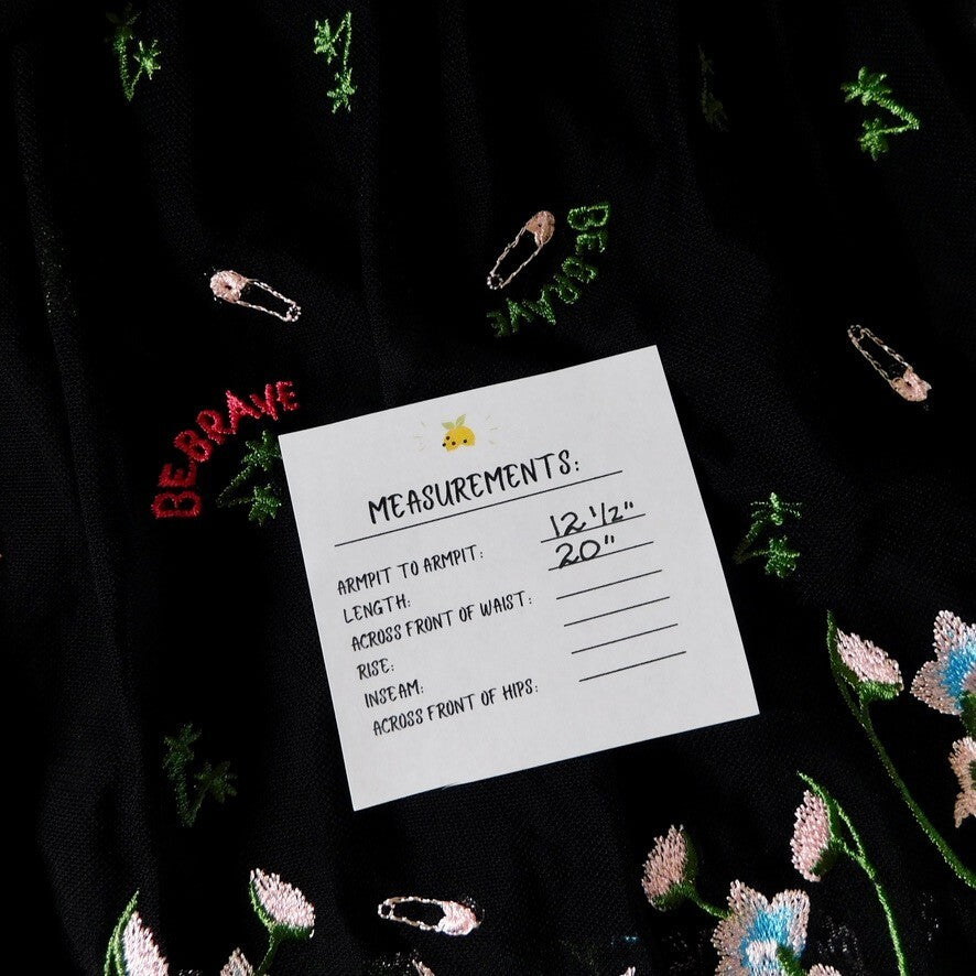 PATRIZIA PEPE Embroidered Tulle Top Strapless Floral Punk Size 40 US 4