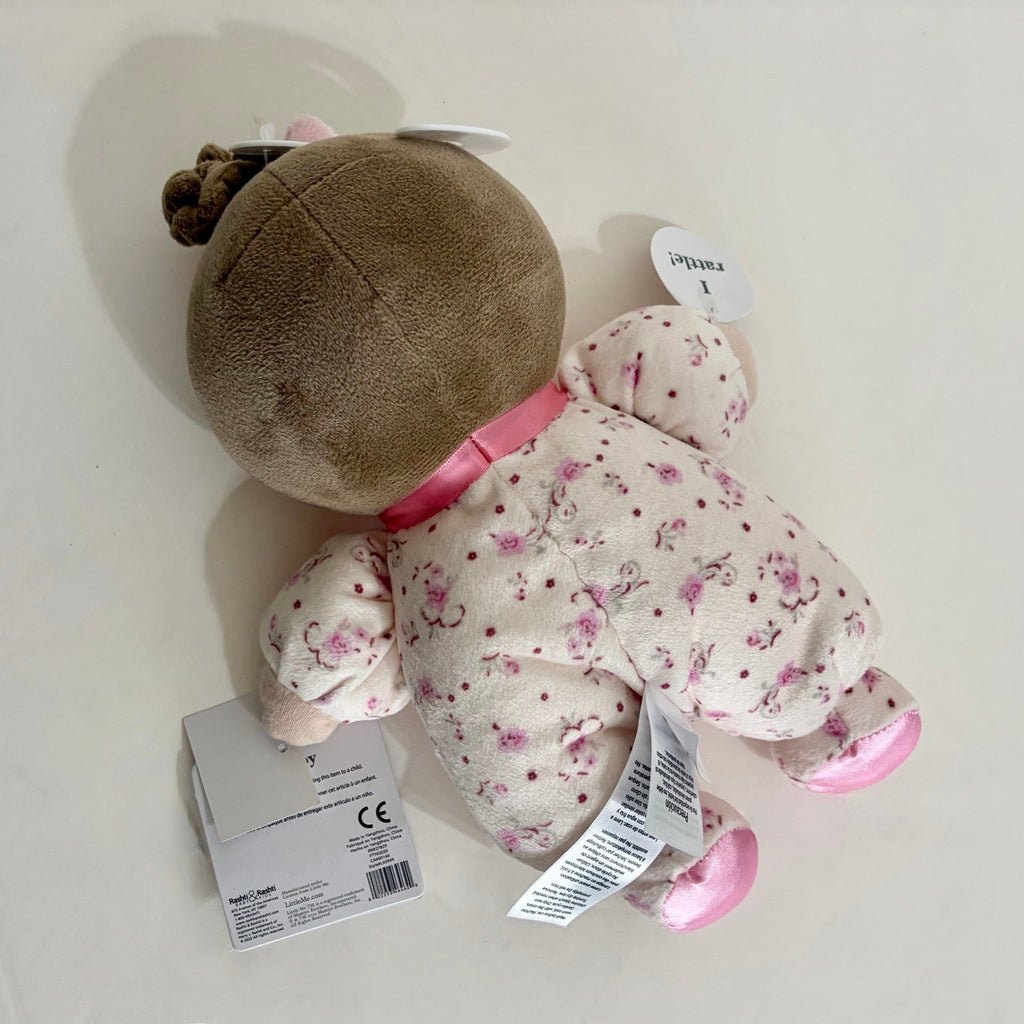 NWT!! LITTLE ME Jackie Retro 10" First Plush Doll Floral Pink Baby Toddler