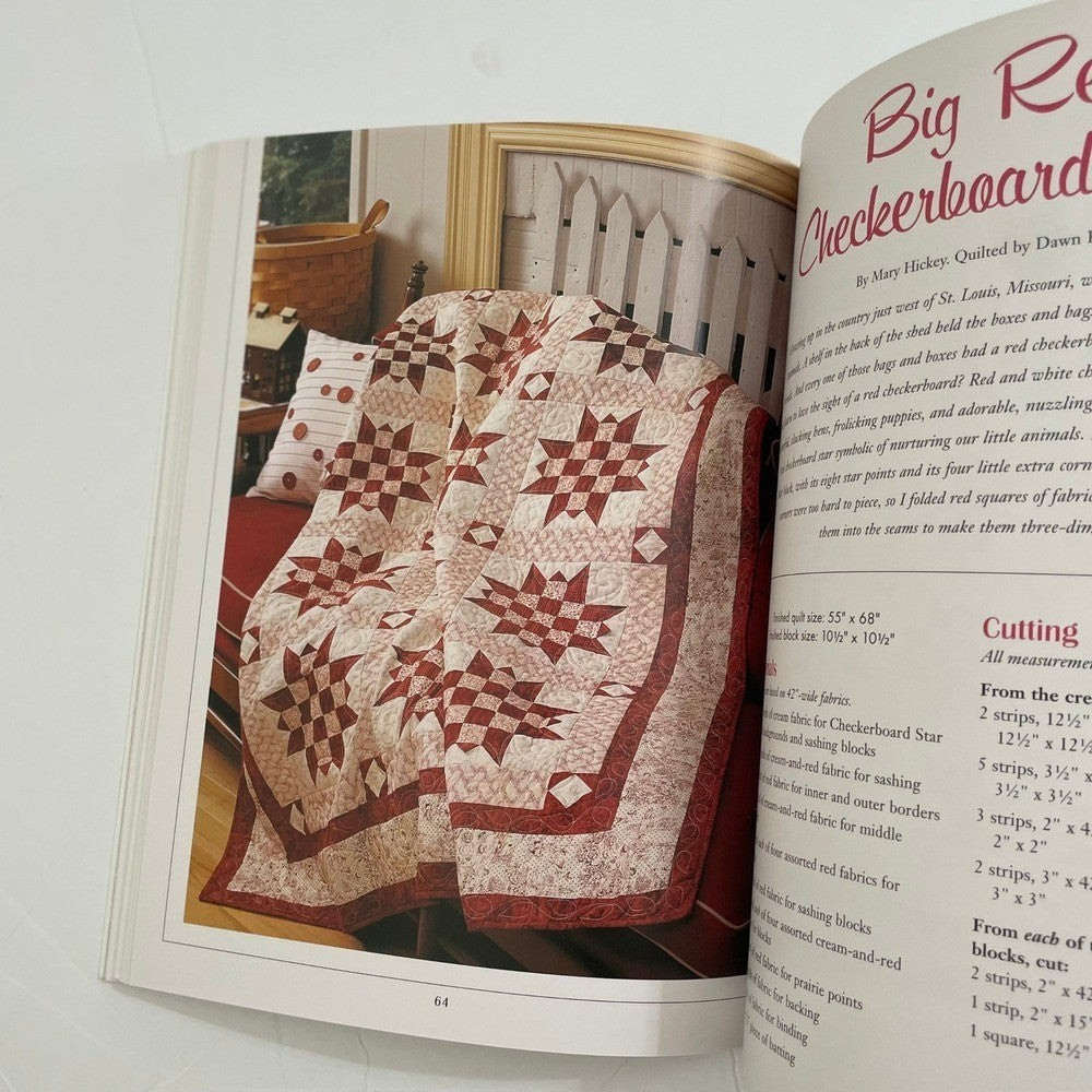 Mary Hickey Cottage Style Quilts Paperback Book Quilting Sewing Country Nautical