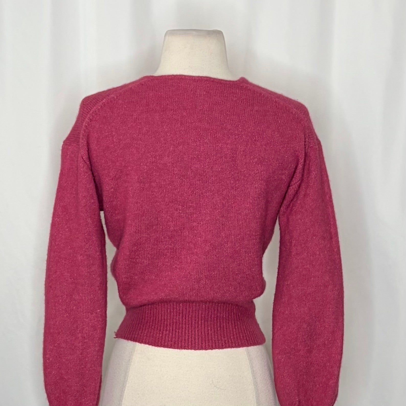 Aritzia WILFRED SoftSpoke Dear Sweater Relaxed V-Neck Wrap Wweater XXS XX-Small