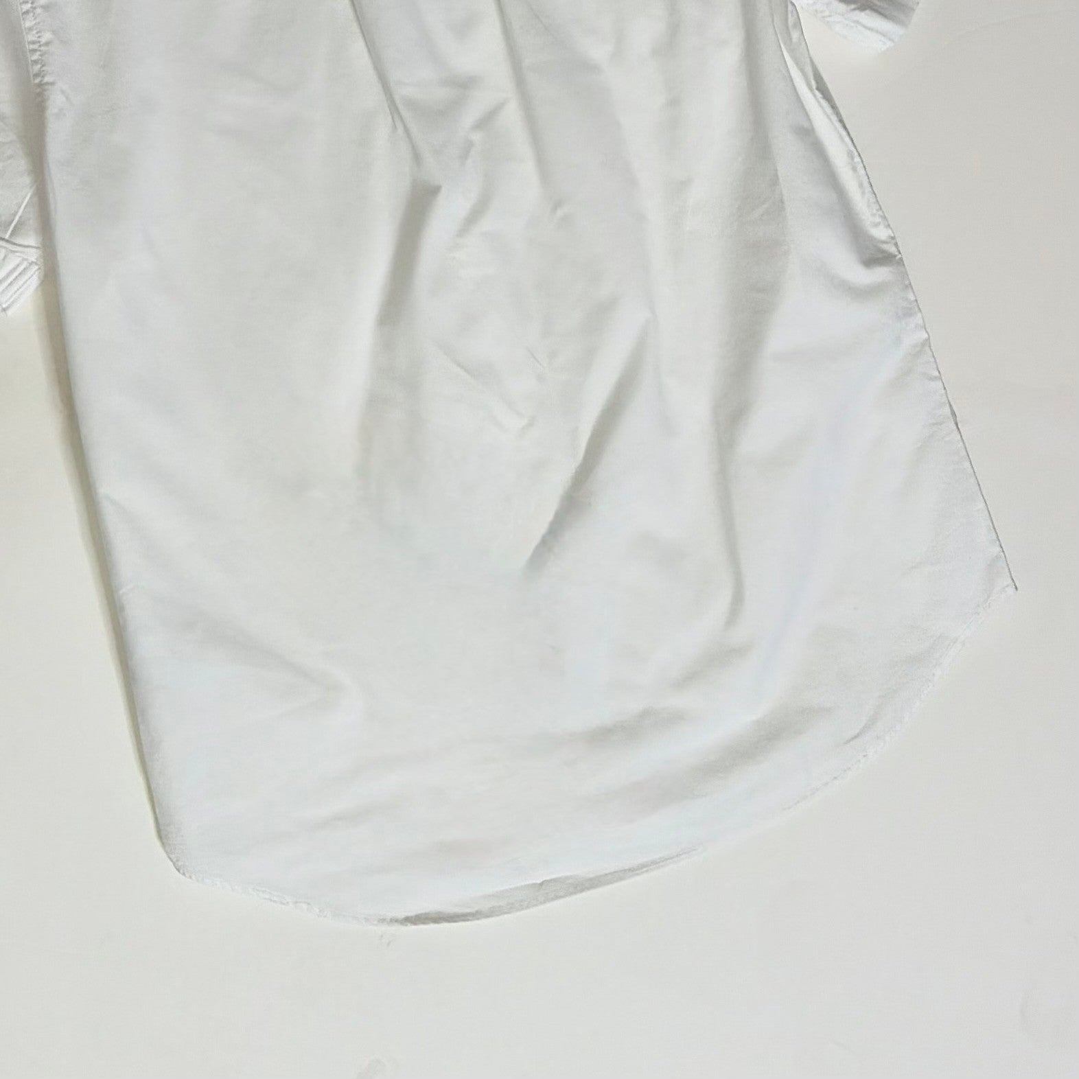NWT!! Men's J. CREW Short Sleeve Broken-In Organic Cotton Oxford Shirt White S