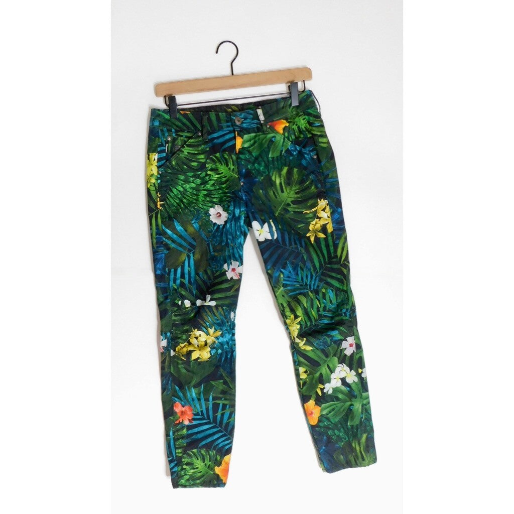 G-STAR Raw Mid Boyfriend Tropical Aloha Floral Elwood Jeans Pharrell Williams 24