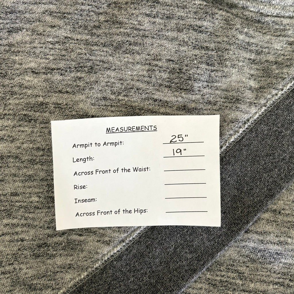 RAG & BONE Jean Murphy Hoodie Crossover Envelope Back Hood Gray Pullover X-Small
