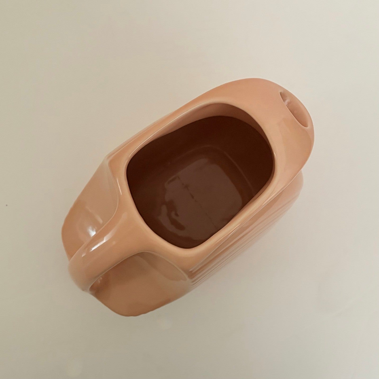 Vintage FIESTA Apricot Disc Water Pitcher Homer Laughlin Ceramic Large Made USA