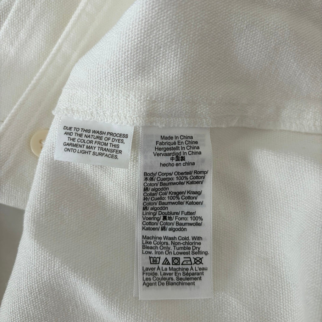 NWT!! J. CREW Barn Jacket Canvas Ivory Corduroy Collar Pockets Outdoors X-Large