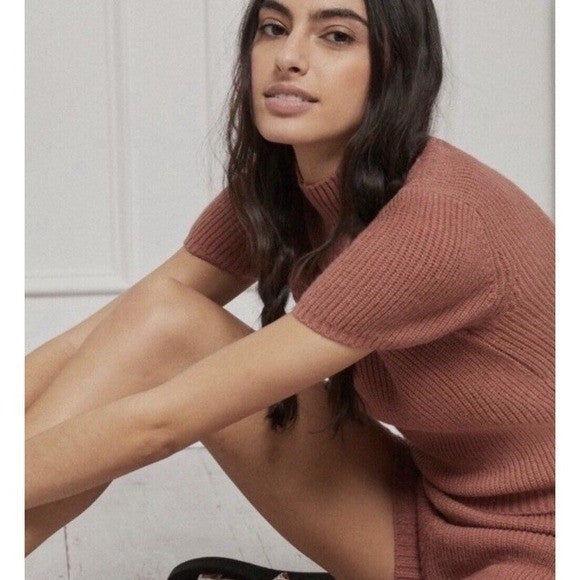 Anthropologie SATURDAY SUNDAY Siobhan Sweater Shorts Lounge Set X-Small
