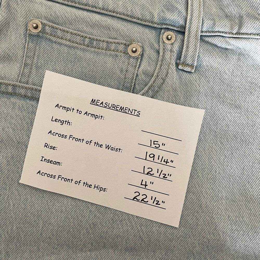 NWT!! J. CREW High Rise Denim Shorts Montauk Wash Pockets Preppy Size 33