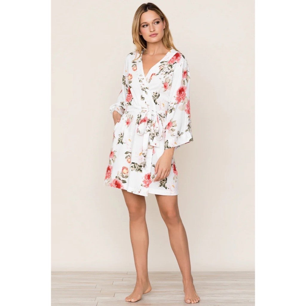 YUMI KIM Dream Lover Floral Robe True Love Bridal Bridesmaid Summer Small
