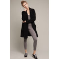 Anthropologie JOHN + JENN Liverpool Black Chenille Cardigan Sweater Solid Large