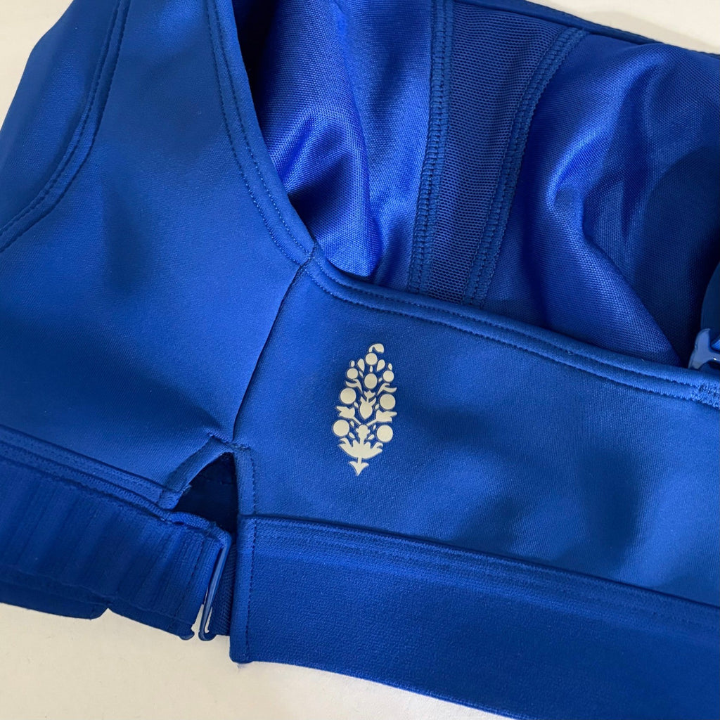 FREE PEOPLE Movement Make A Move Blue Sports Bra Athletic Activewear Medium
