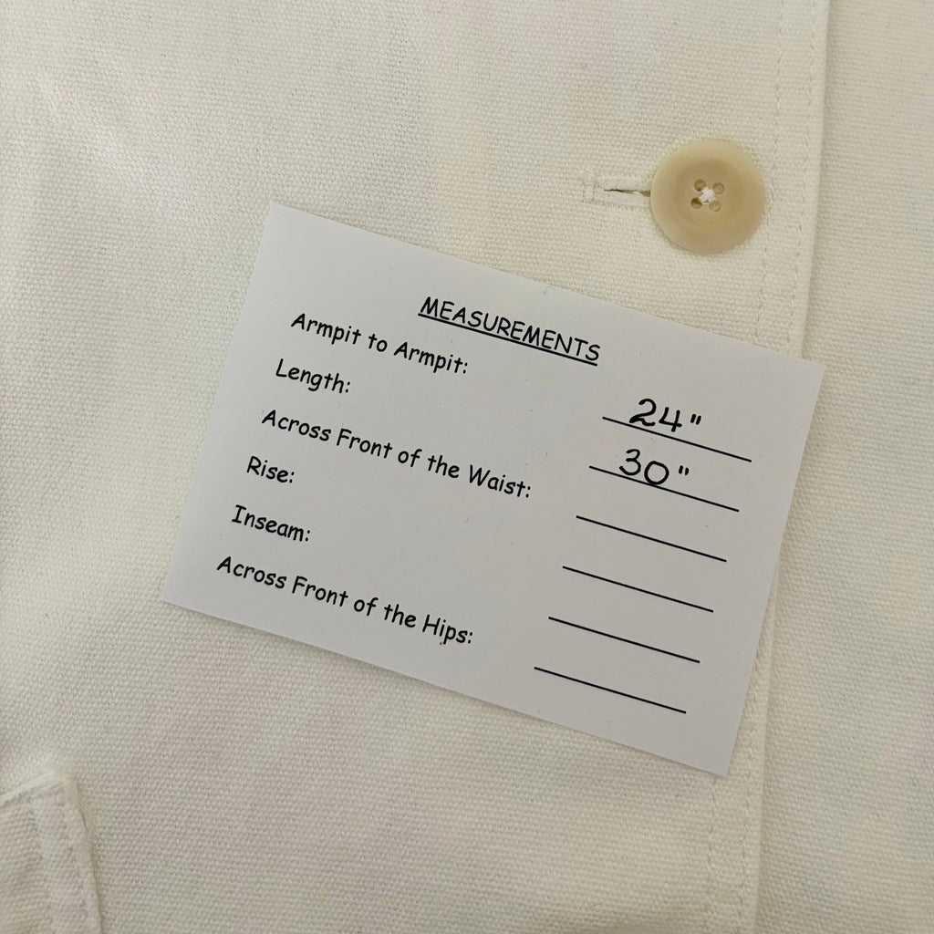 NWT!! J. CREW Barn Jacket Canvas Ivory Corduroy Collar Pockets Outdoors X-Large