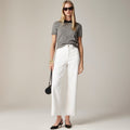 NWT!! J. CREW '96 Slim Wide Jeans Retro Raw Hems Solid White Preppy Frayed 31