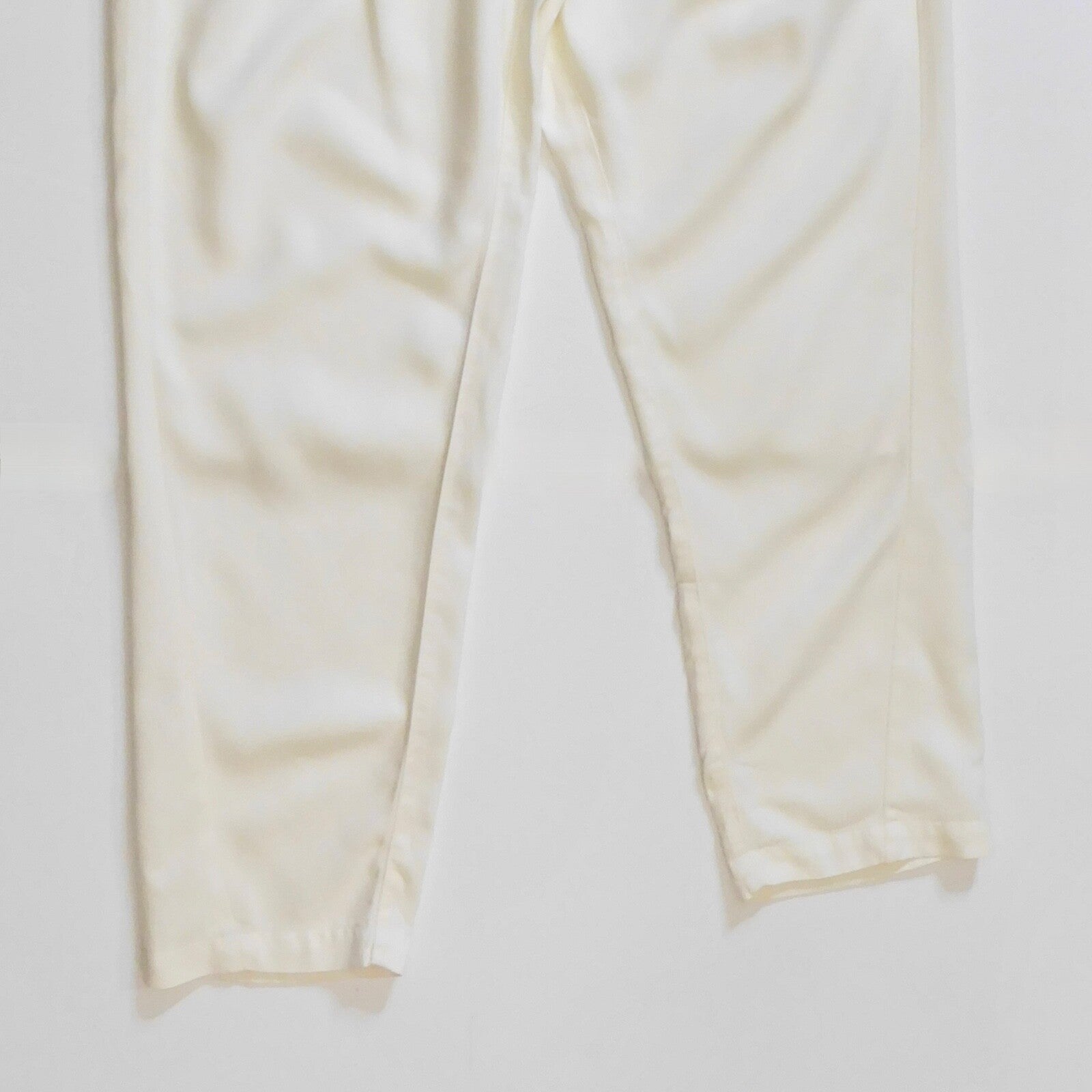 NWT!! ANTHROPOLOGIE Scout Tapered Slim Pants Natural Off White Pockets Size 32