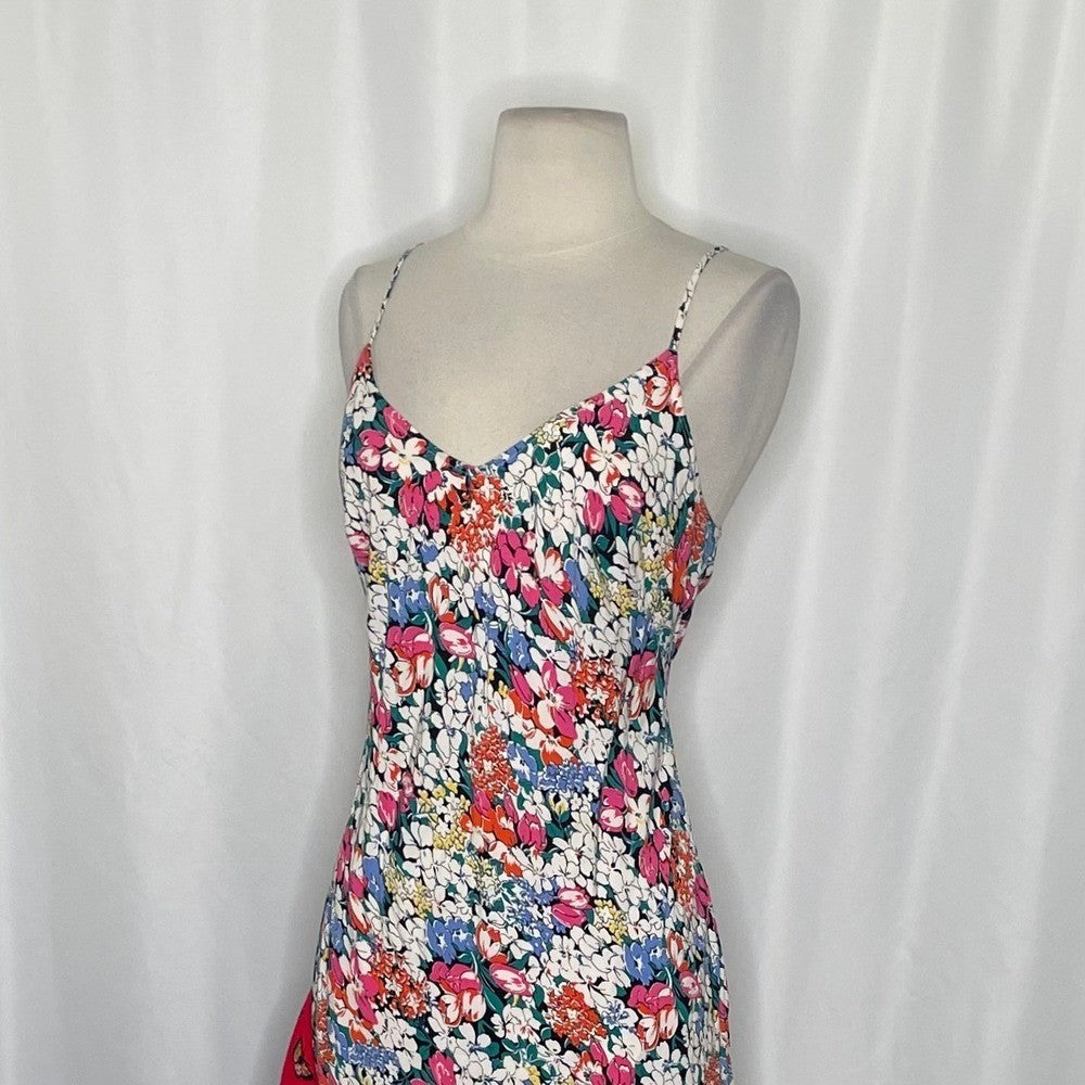 ANTHROPOLOGIE Colloquial Bias Conversations 52 of 52 Midi Slip Patchwork Medium