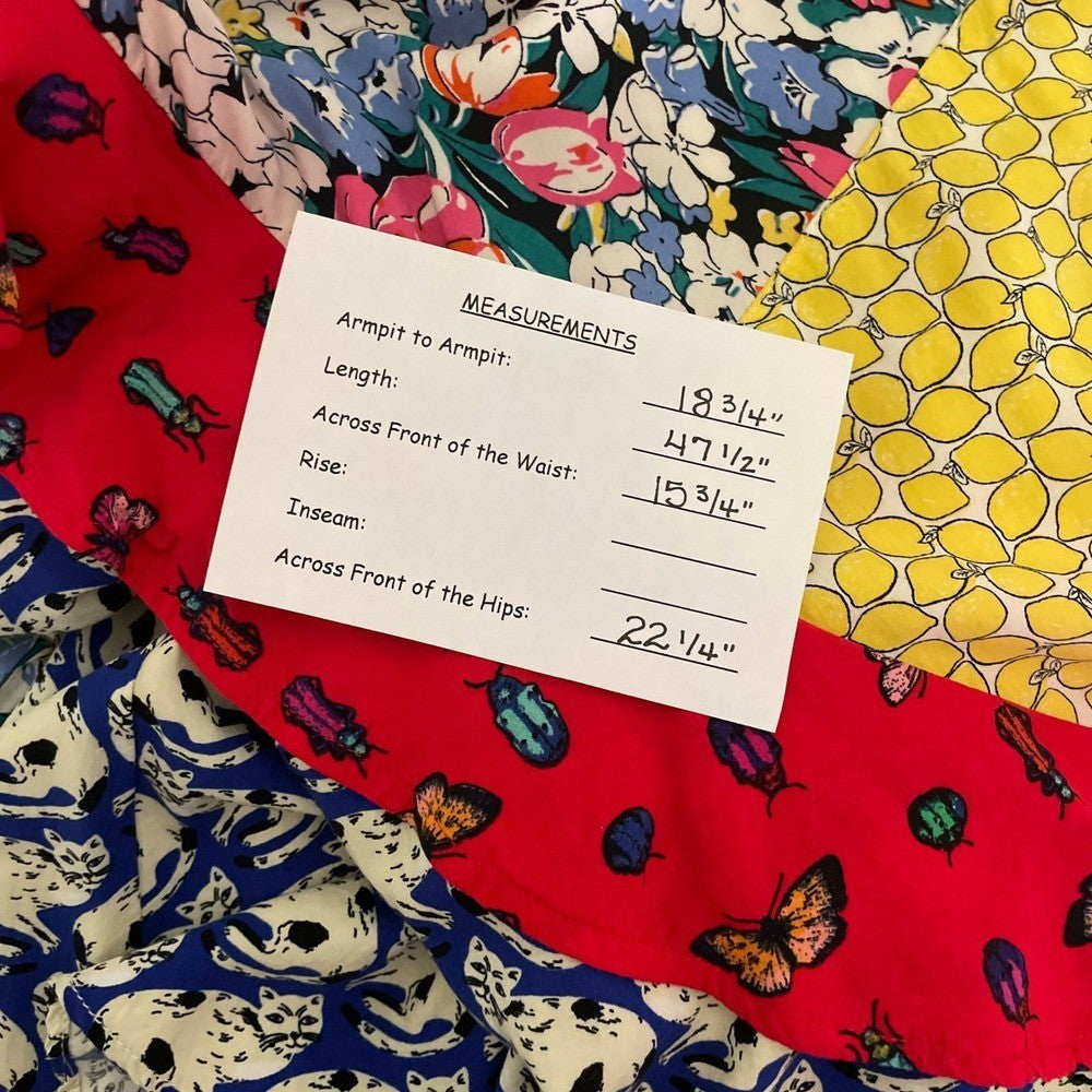 ANTHROPOLOGIE Colloquial Bias Conversations 52 of 52 Midi Slip Patchwork Medium
