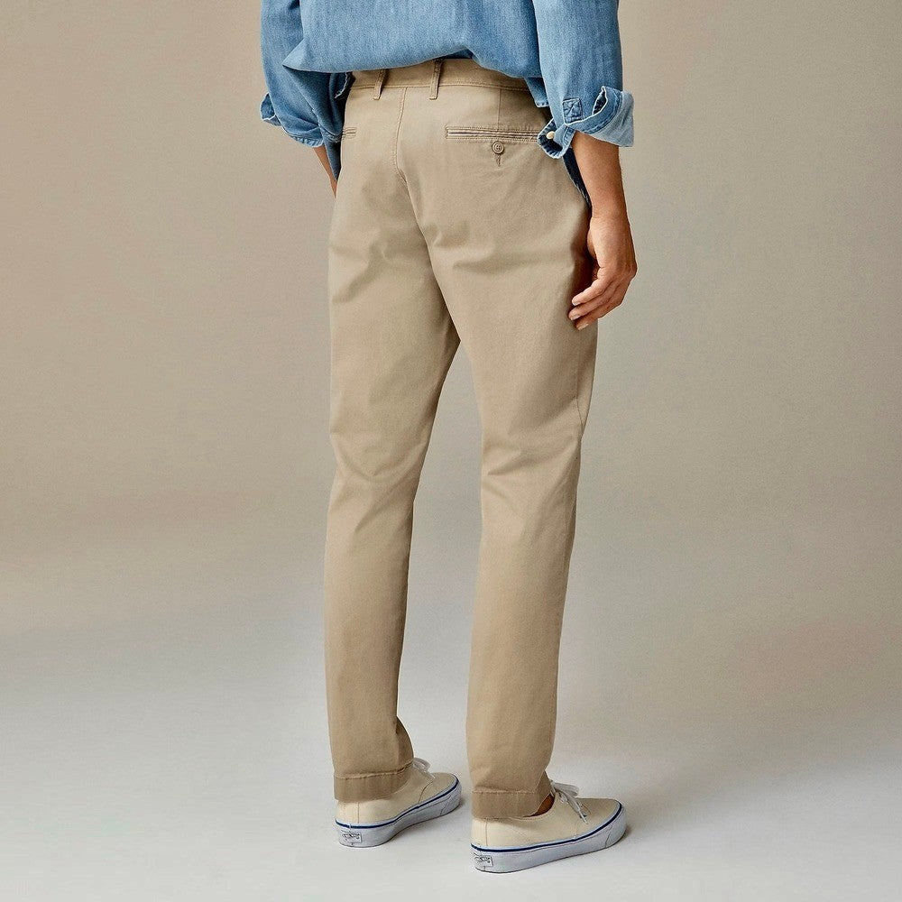NWT!! J. CREW 1040 Athletic Tapered Fit Stretch Chino Pants Khaki Brown 36 x 34