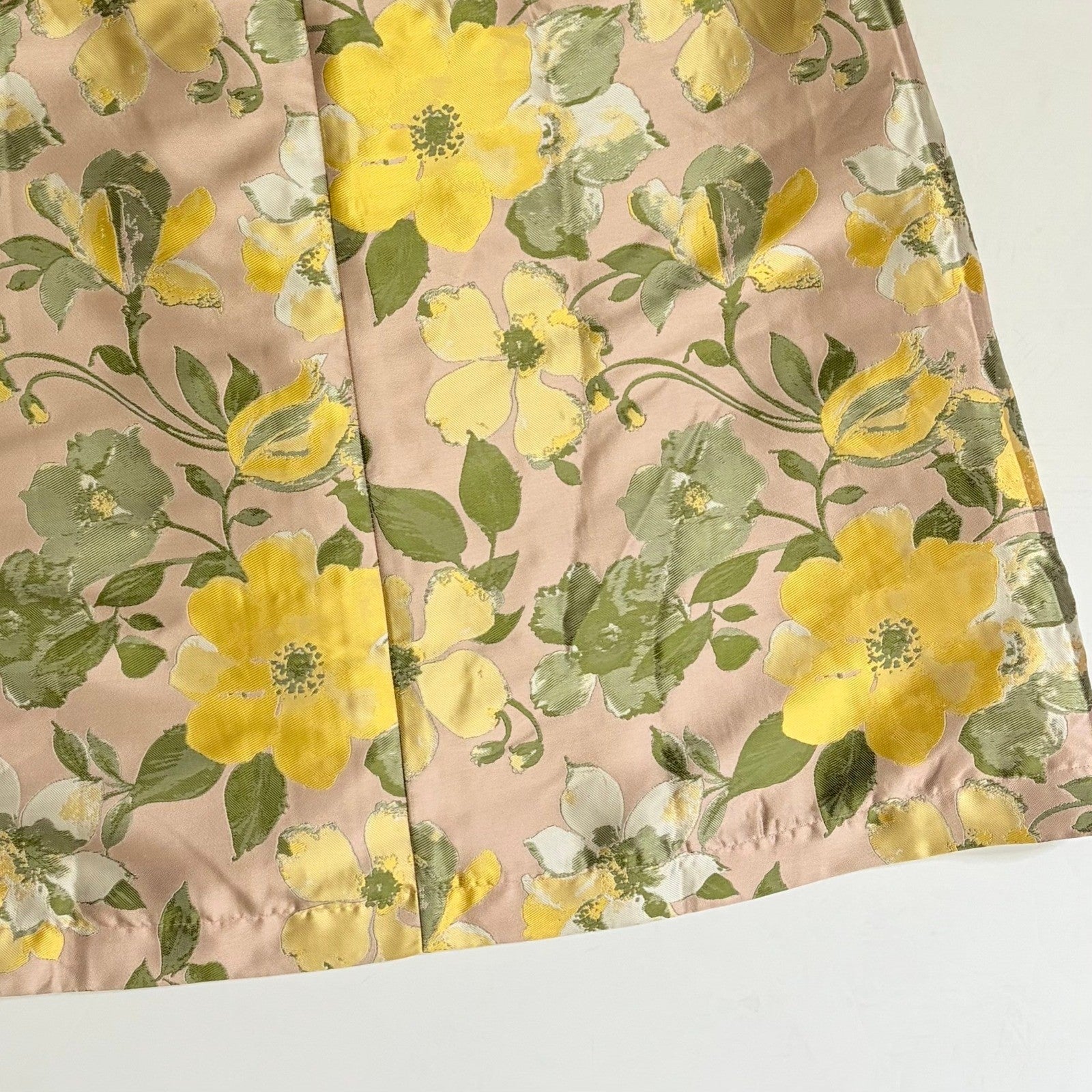 NWT! Tuckernuck POMANDER PLACE Floral Lotus Jacquard Adalyn Midi Skirt X-Large