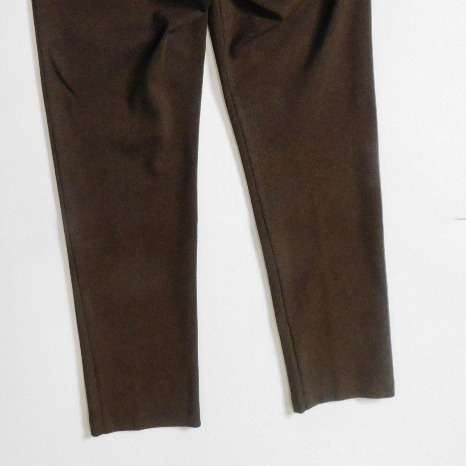 J. MCLAUGHLIN Brown Becca Tapered Trousers Pants Stretch Pockets Legging Size 14
