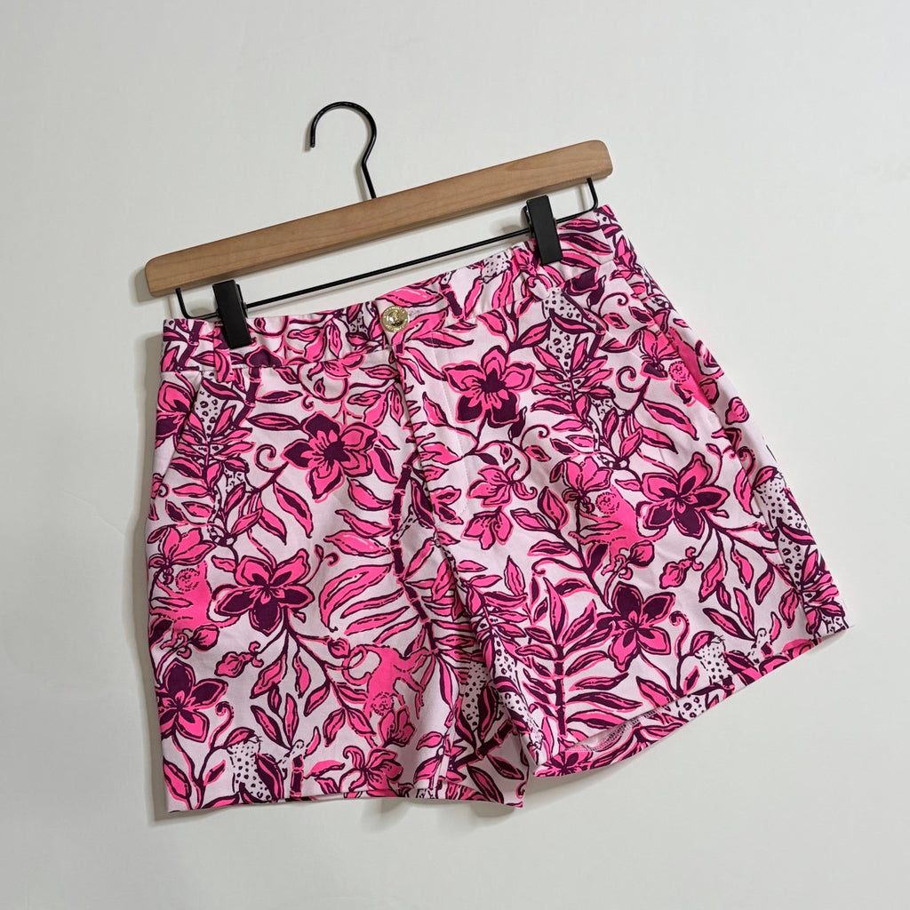 LILLY PULITZER Gretchen High Rise 5" Shorts Elderflower Blossom Lil Escape 2