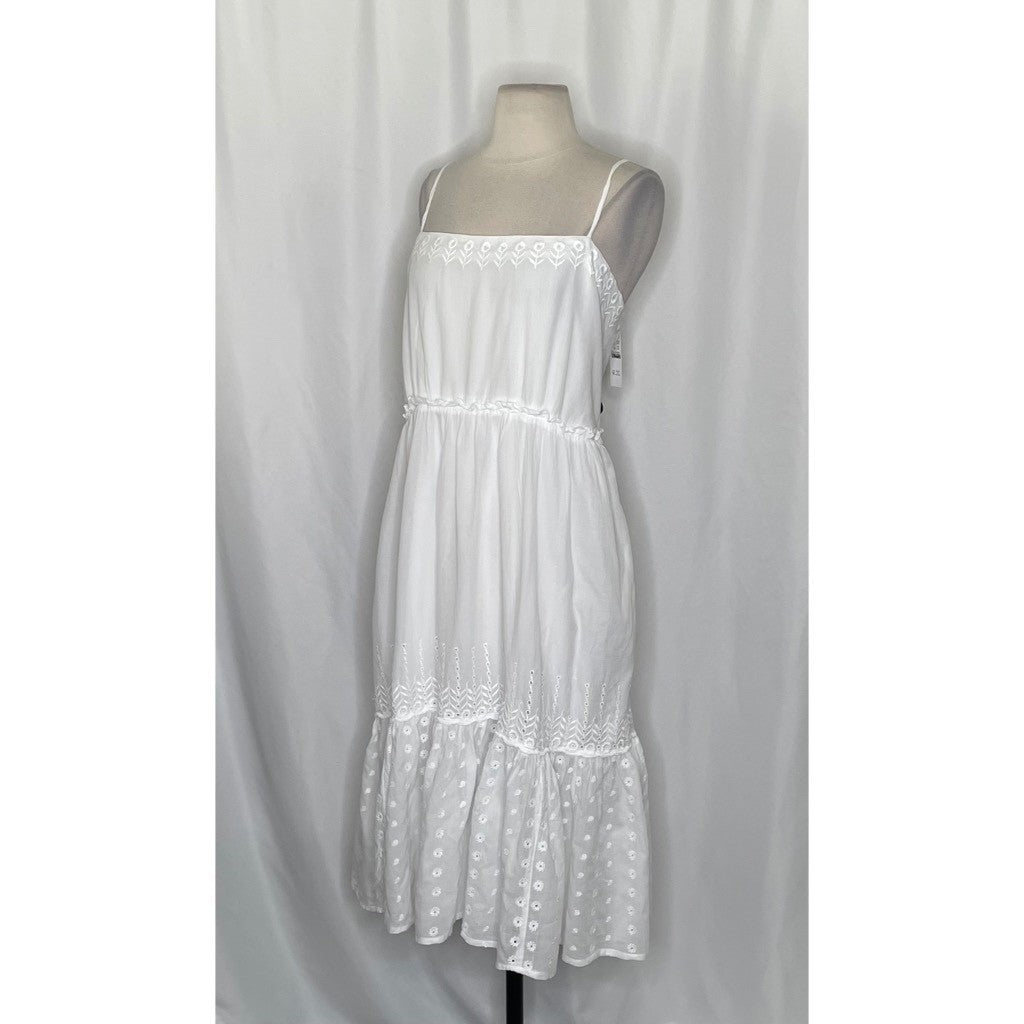 NWT!! J. CREW Sorrento Dress Cotton Voile Solid White Bridal Preppy XXS XX-Small