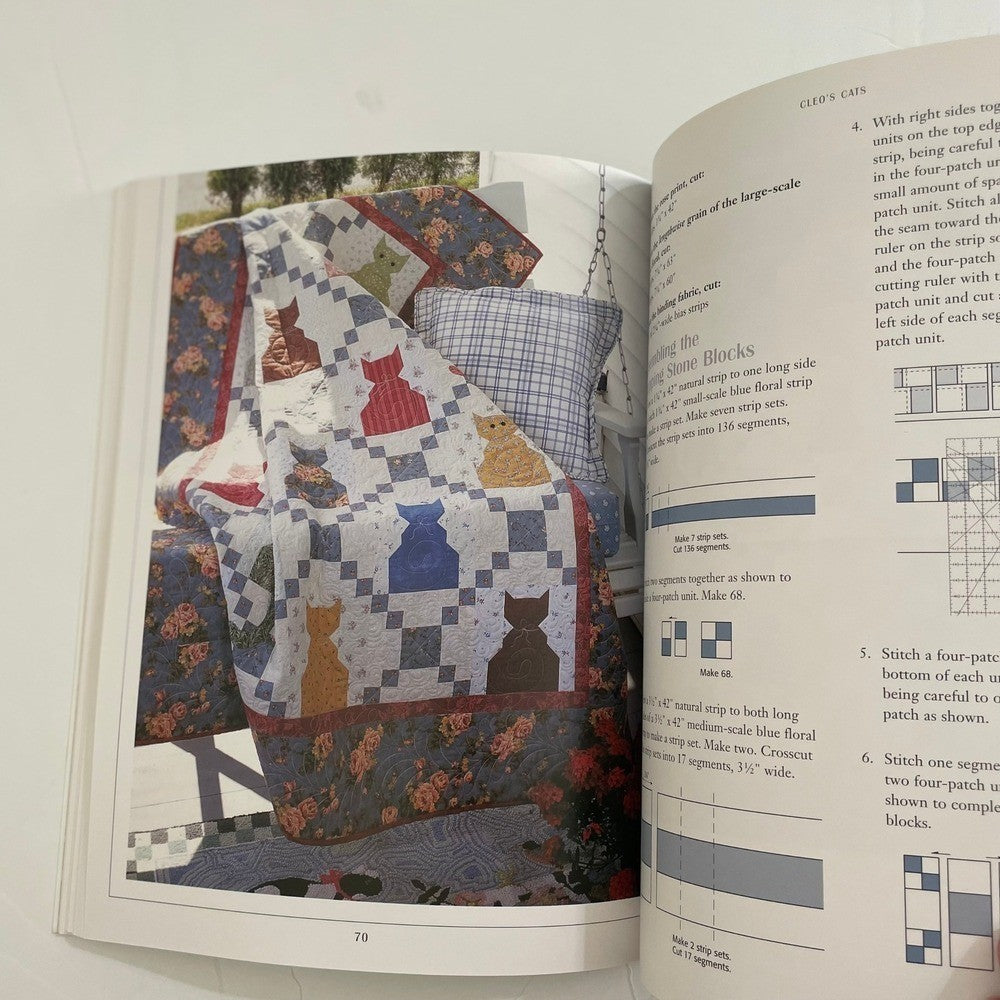 Mary Hickey Cottage Style Quilts Paperback Book Quilting Sewing Country Nautical