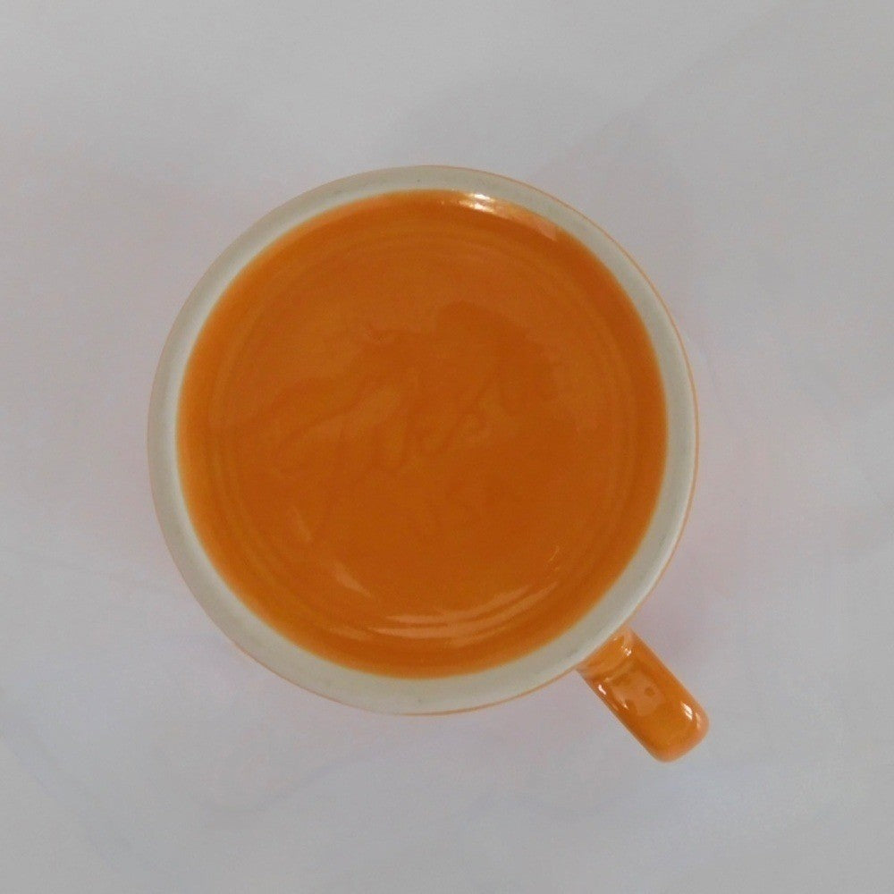 FIESTAWARE Retired Tangerine Orange Classic Ring Handle Mug Ceramic Fiesta Ware