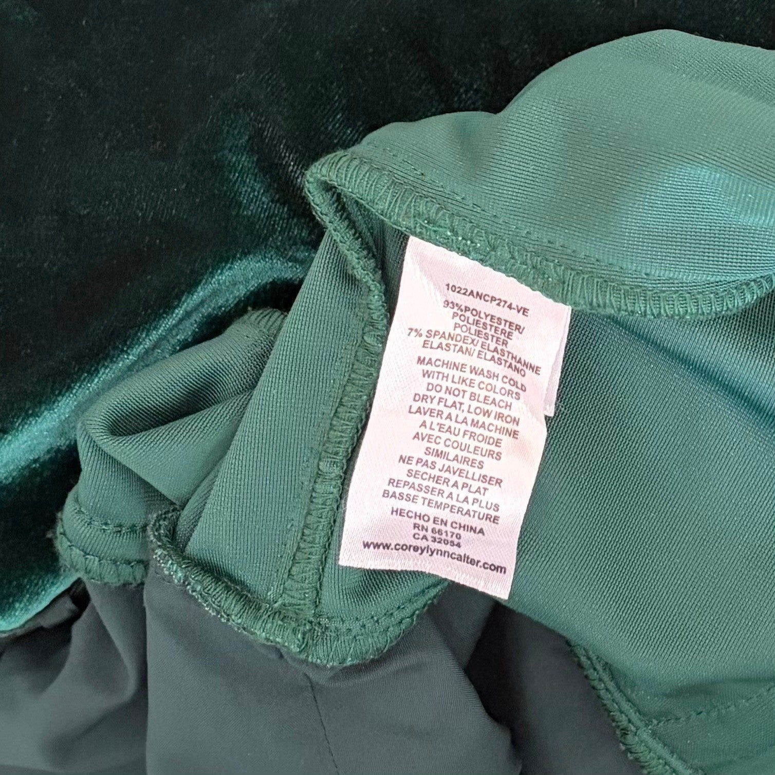 NWT!! Anthropologie COREY LYNN CALTER Green Velvet Wide Leg Jumpsuit X-Small