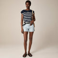 NWT!! J. CREW High Rise Denim Shorts Montauk Wash Pockets Preppy Size 33