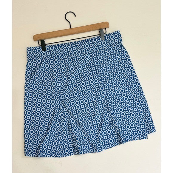 RIPSKIRT Hawaii Rip Skirt Length 2 Wrap Skirt Blue Dot Dot Dot Geometric Large