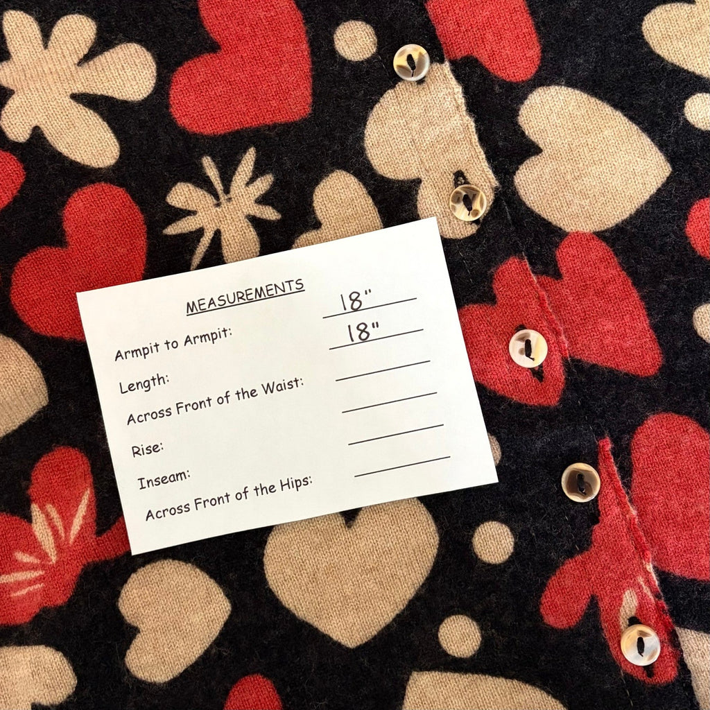 NWT!! FREE PEOPLE Nocturnal Patterned Cardi Black Retro Combo Hearts Floral XS