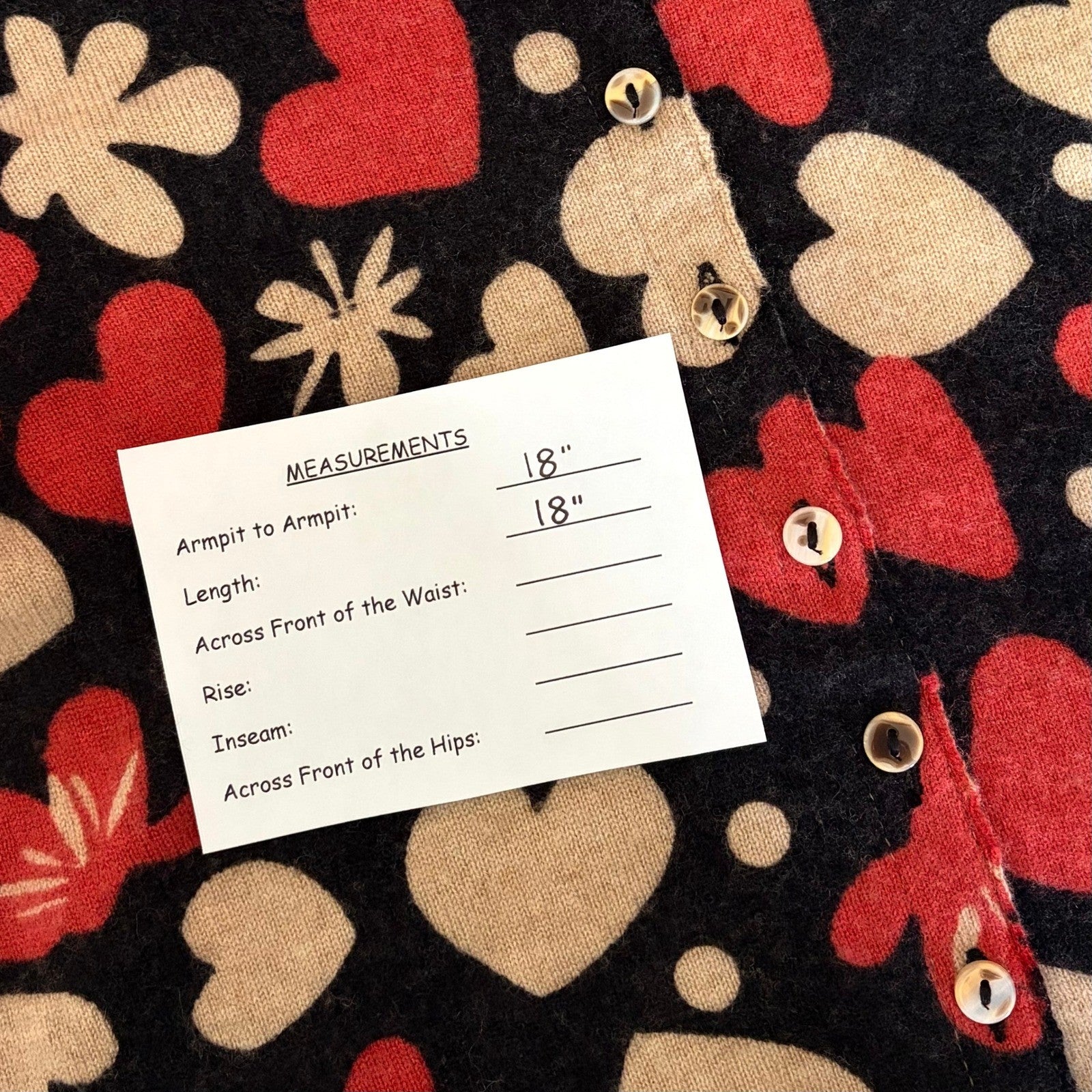 NWT!! FREE PEOPLE Nocturnal Patterned Cardi Black Retro Combo Hearts Floral XS